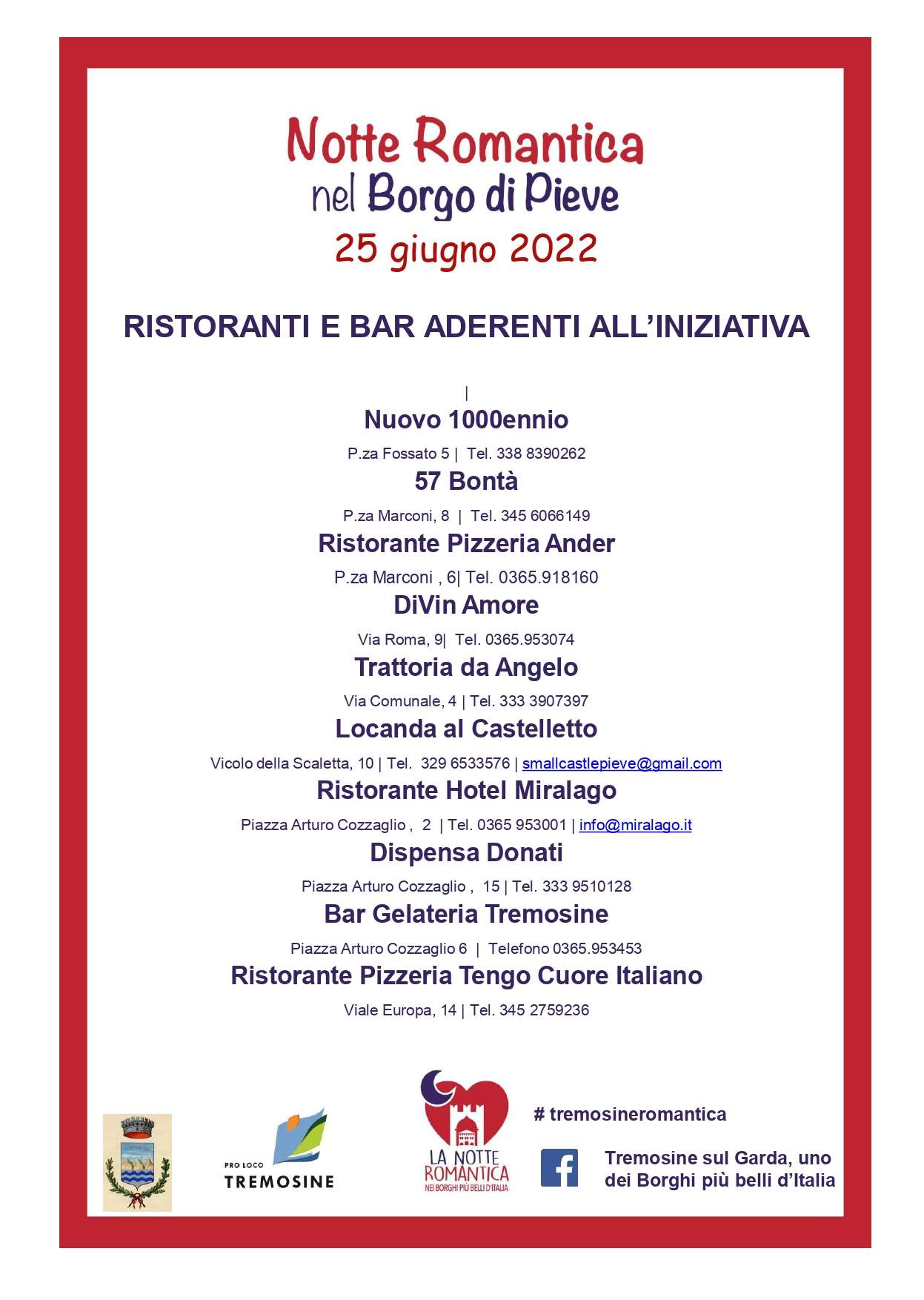 elenco aderenti 2022